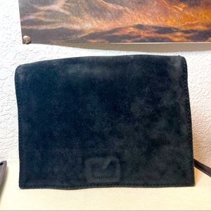 Gorgeous All Saints Suede Clutch or Cross Body Purse